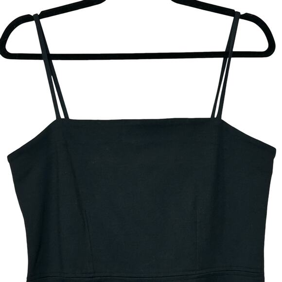 Everlane The Dream Everywhere Dress Ponte Knit Black Women's Large NWOT A-Line - Picture 8 of 11